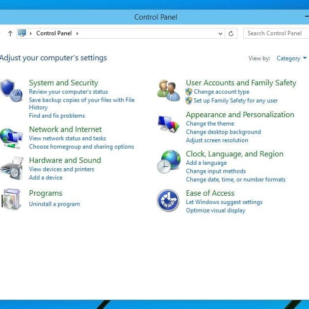 تعرف على مكونات لوحة التحكم